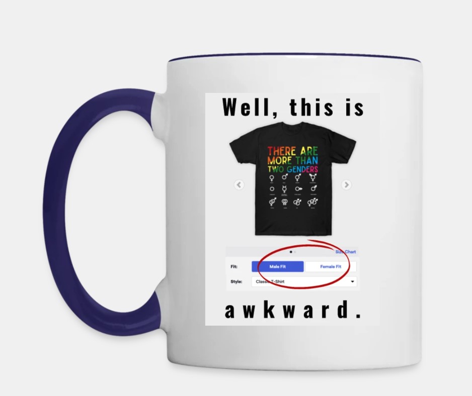 awkward mug